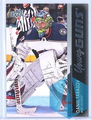 2021-22 UD Extended Series Young Guns #747 Daniil Tarasov Blue Jackets